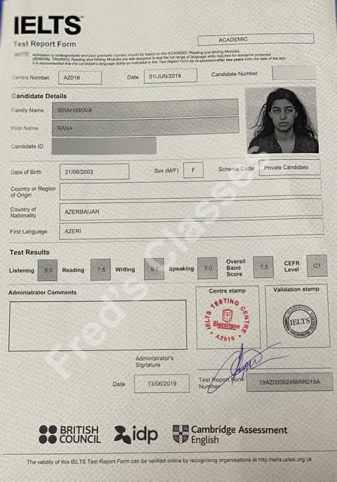 Rana Ibrahimova — IELTS 7.5