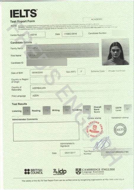Leyla — IELTS 7.0